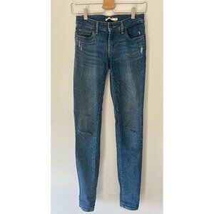 Levi's Dark Blue 711 Skinny Jeans